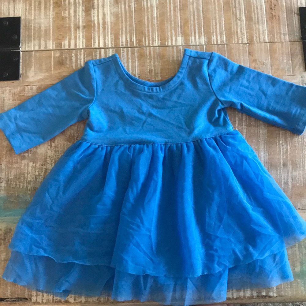 Royal blue Hanna Andersson baby girl 3-6 mo dress!